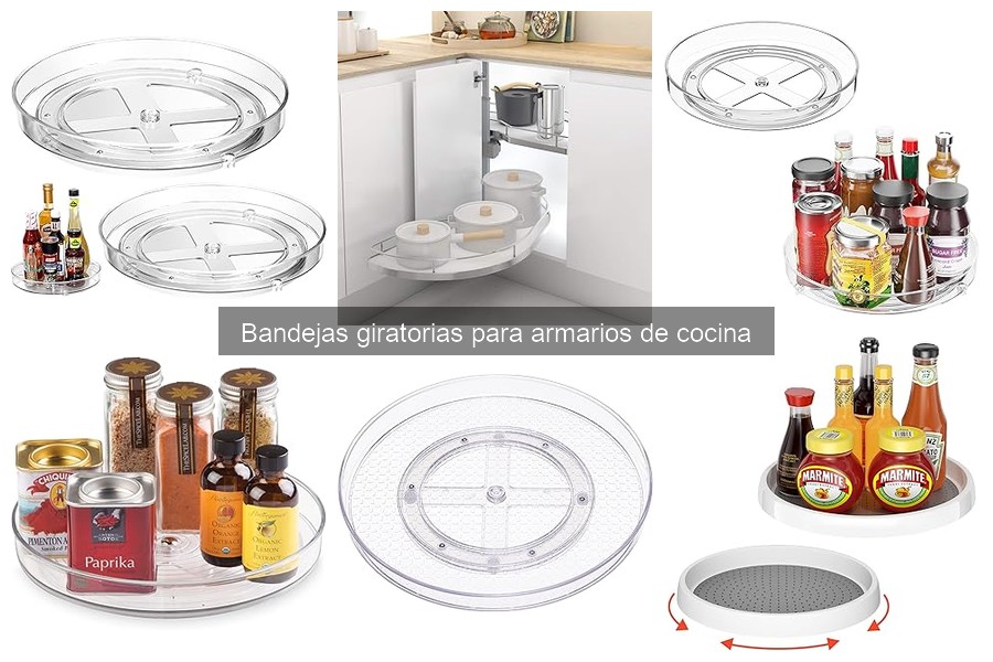 Mejores bandejas giratorias para armarios de cocina 2023