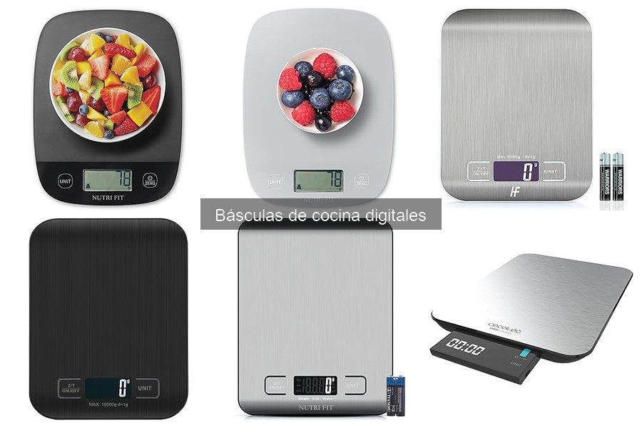 Mejores básculas de cocina digitales para familias grandes