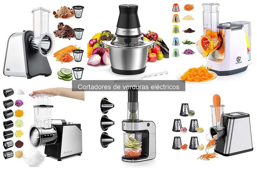 Mejores cortadores de verduras eléctricos para principiantes