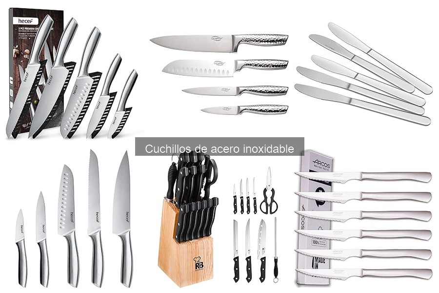 Mejores cuchillos de acero inoxidable para chefs profesionales