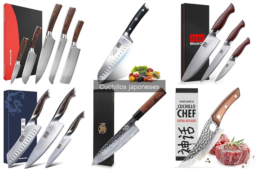 Mejores cuchillos japoneses recomendados para chefs