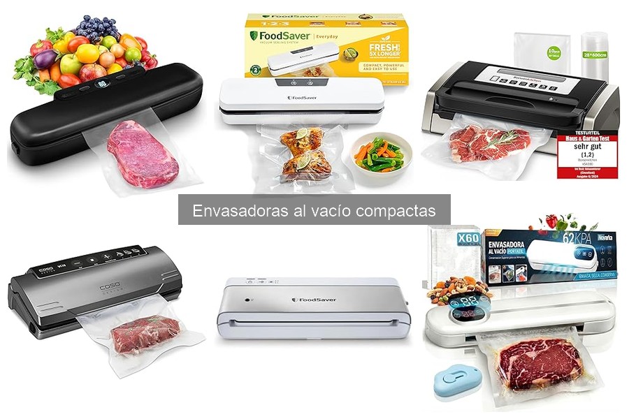 Mejores envasadoras al vacío compactas para uso doméstico