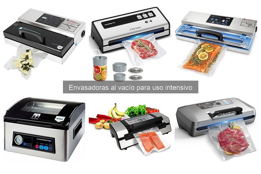 Mejores envasadoras al vacío para uso intensivo en 2023