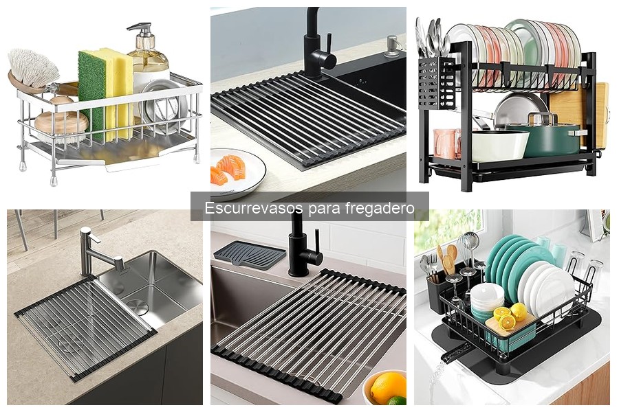 Mejores escurrevasos para fregaderos pequeños: top opciones