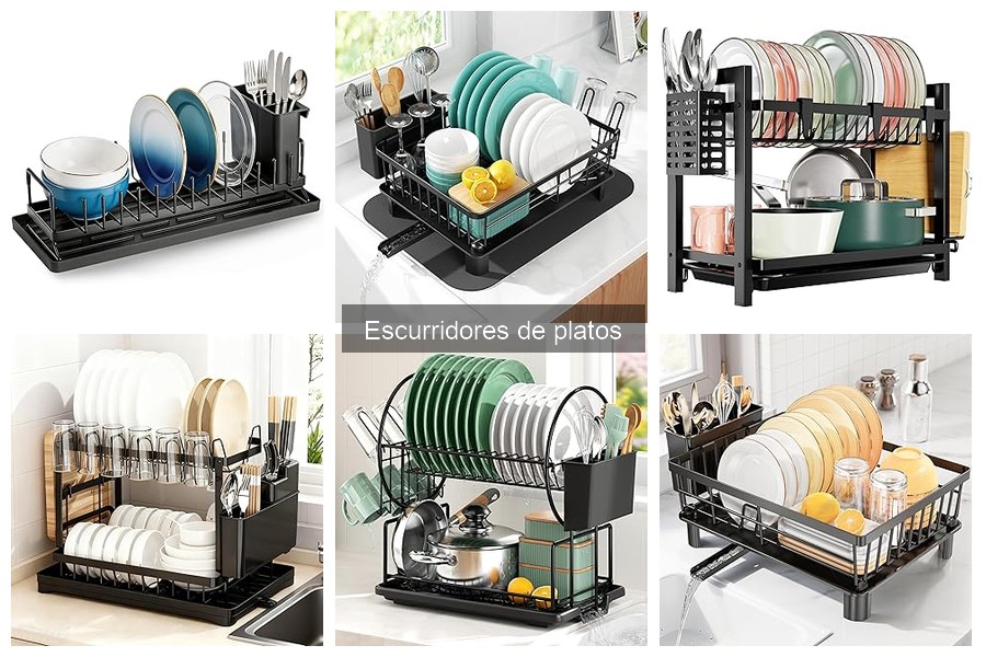 Mejores escurridores de platos más vendidos en Amazon