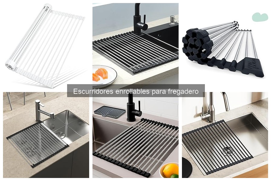 Mejores escurridores enrollables para cocinas pequeñas