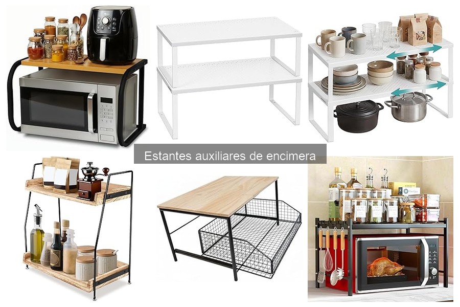 Mejores estantes auxiliares para cocinas pequeñas