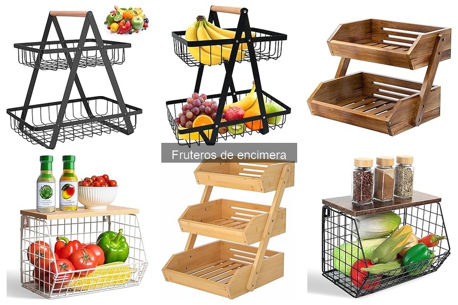 Mejores fruteros de encimera para cocinas pequeñas