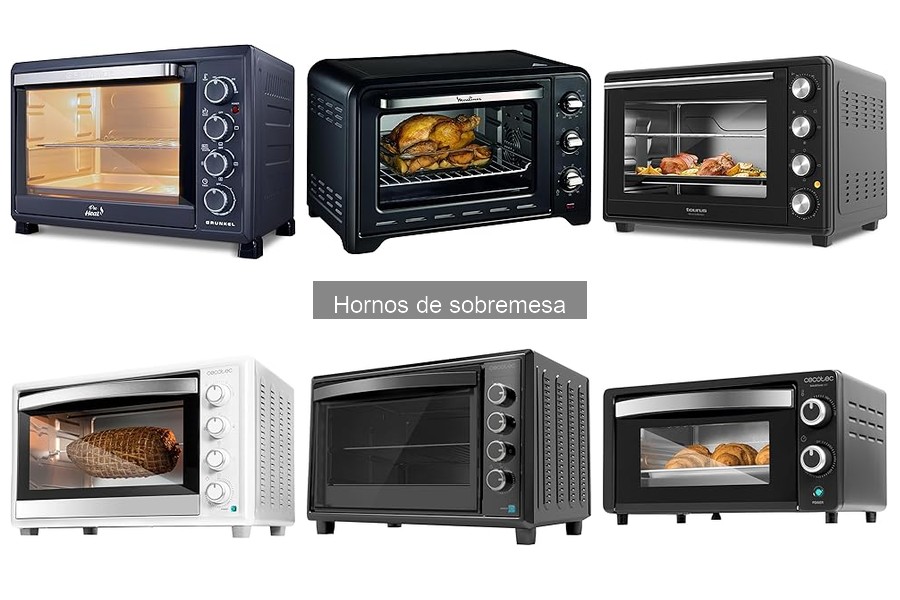 Mejores hornos de sobremesa para familias en 2023