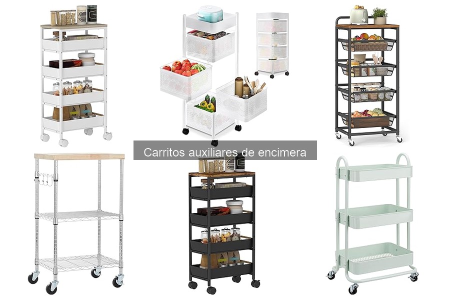 Mejores lugares para comprar carritos auxiliares de encimera en oferta