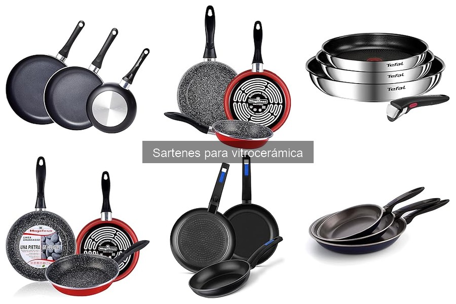 Mejores materiales para sartenes en vitrocerámica