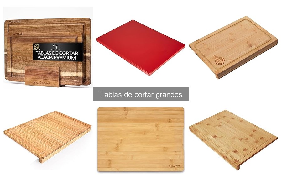 Mejores materiales para tablas de cortar grandes: ¿Cuál elegir?