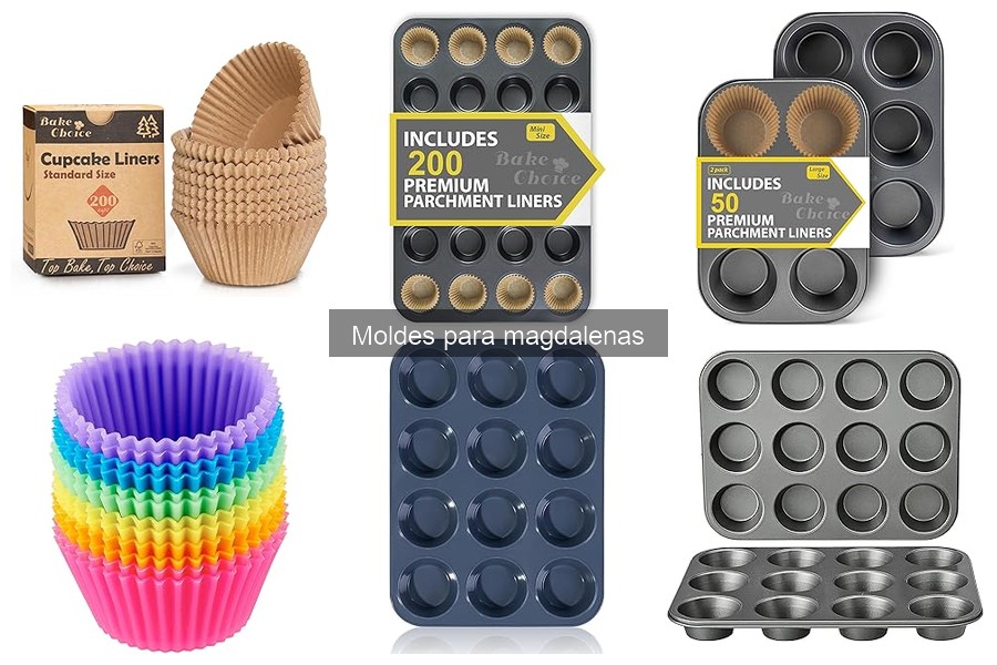 Mejores moldes para magdalenas resistentes al calor
