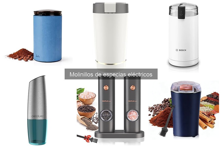Mejores molinillos de especias eléctricos compactos para viajar