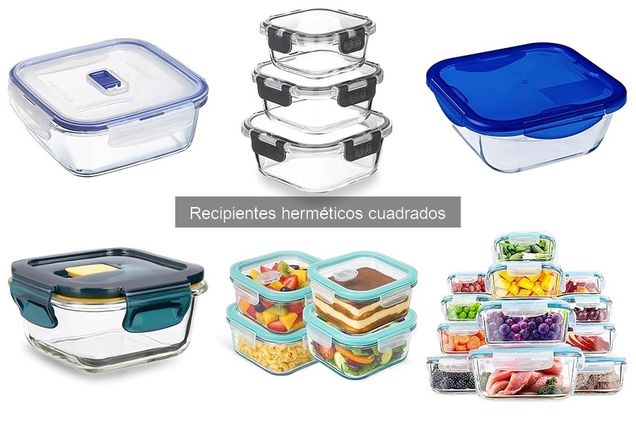 Mejores ofertas de recipientes herméticos cuadrados