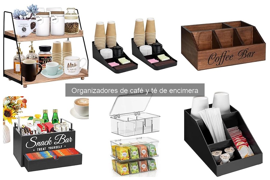 Mejores organizadores de café y té según reseñas de usuarios