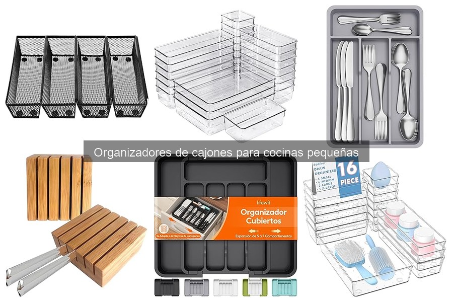 Mejores organizadores de cajones para cocinas pequeñas 2023