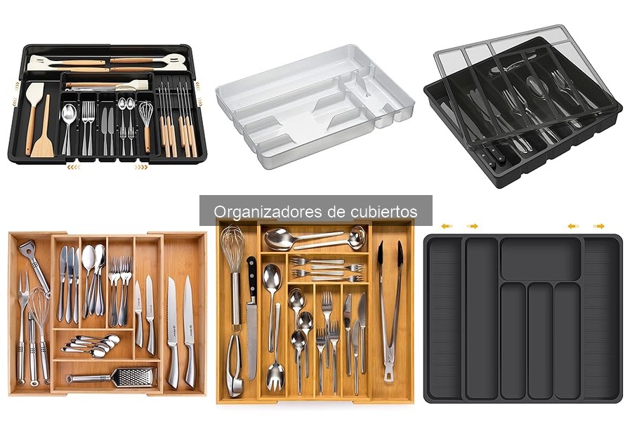 Mejores organizadores de cubiertos para cocinas pequeñas
