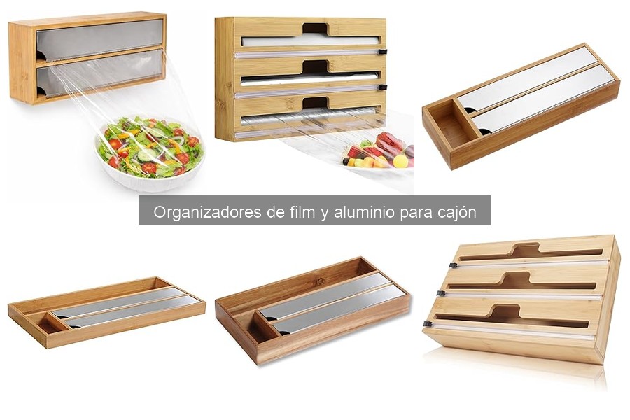 Mejores organizadores de film y aluminio para cocinas pequeñas