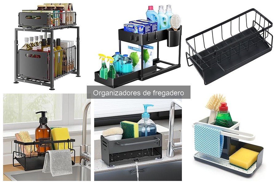 Mejores organizadores de fregadero para utensilios de cocina