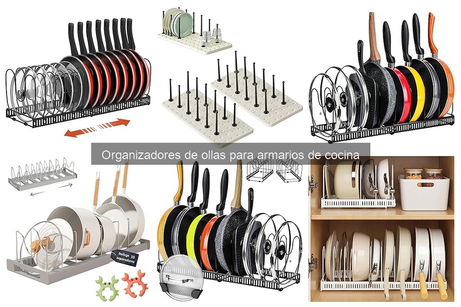Mejores organizadores de ollas para cocinas pequeñas