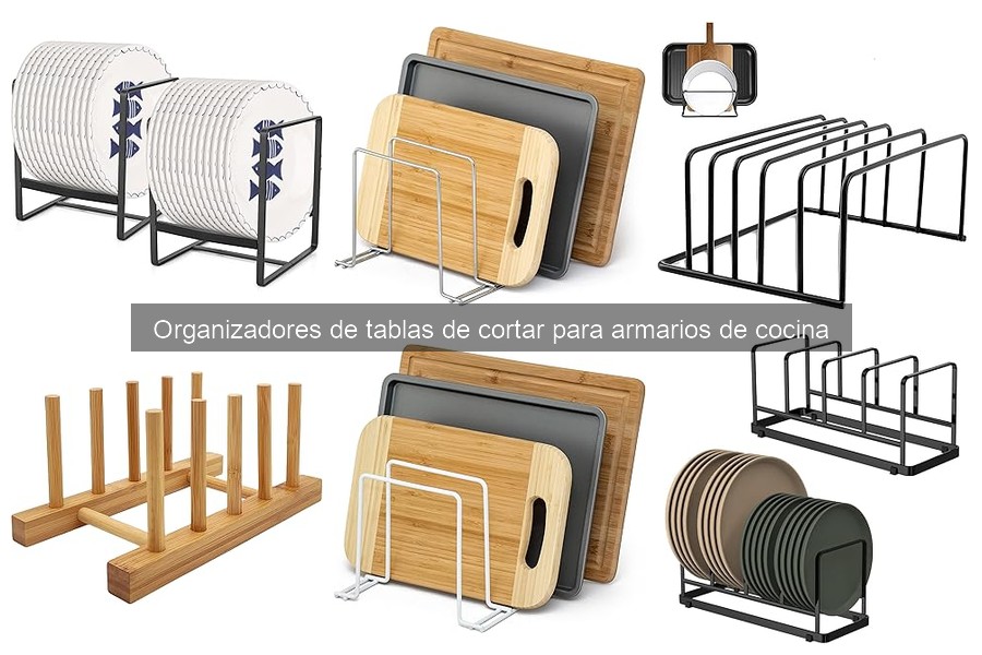 Mejores organizadores de tablas de cortar para cocinas pequeñas