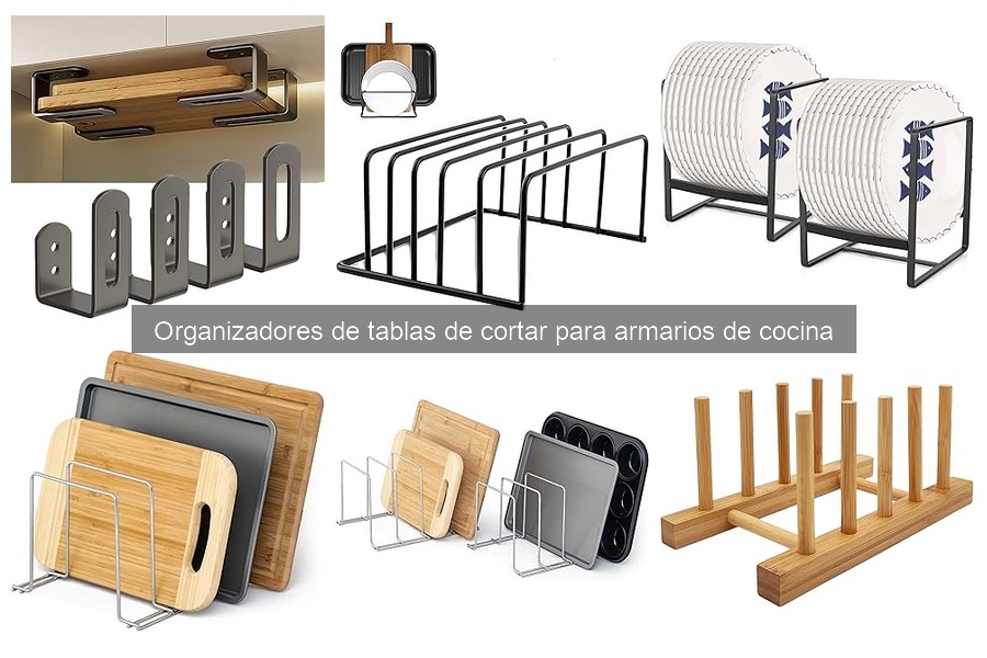 Mejores organizadores de tablas de cortar para tu cocina