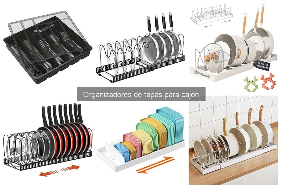 Mejores organizadores de tapas para cajón en 2023