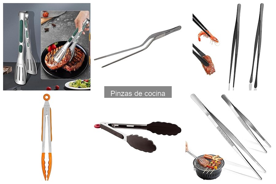 Mejores pinzas de cocina para asar carnes: comparativa 2023