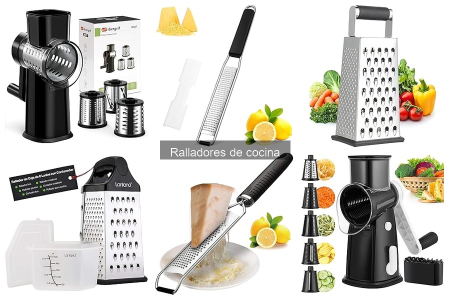 Mejores ralladores de cocina para chefs principiantes