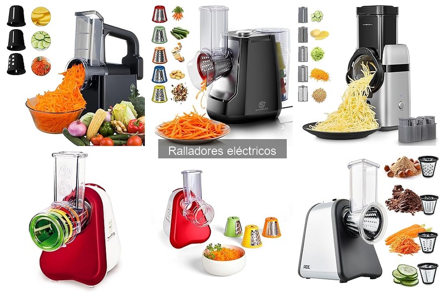 Mejores ralladores eléctricos para cocinas pequeñas
