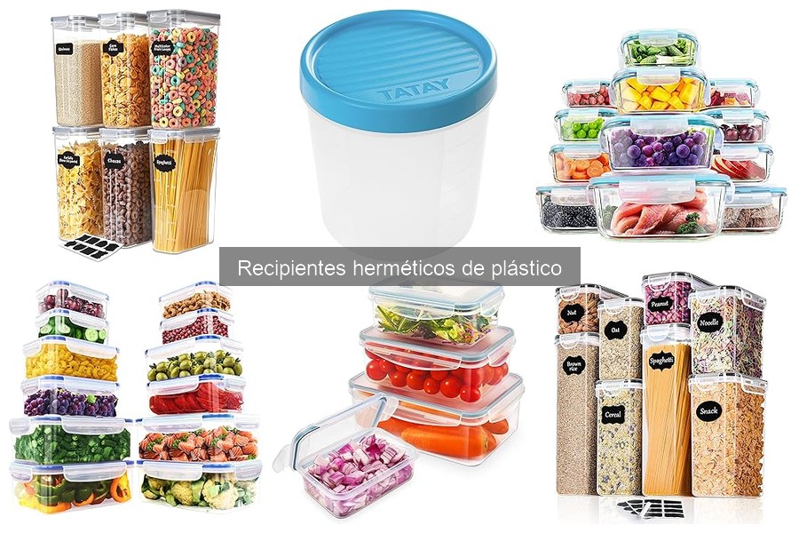 Mejores recipientes herméticos de plástico para alimentos