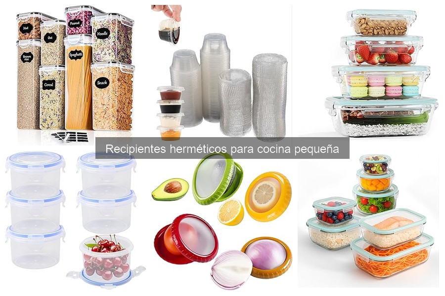 Mejores recipientes herméticos para pequeñas cocinas