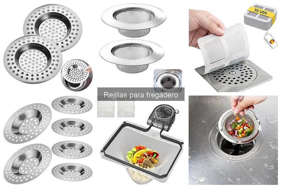 Mejores rejillas para fregadero según material: comparativa