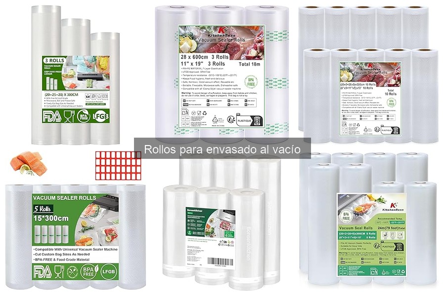 Mejores rollos para envasado al vacío según el uso