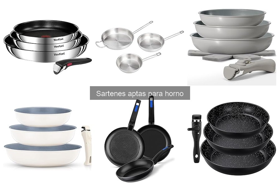 Mejores sartenes aptas para horno en 2023: Comparativa y Reseñas