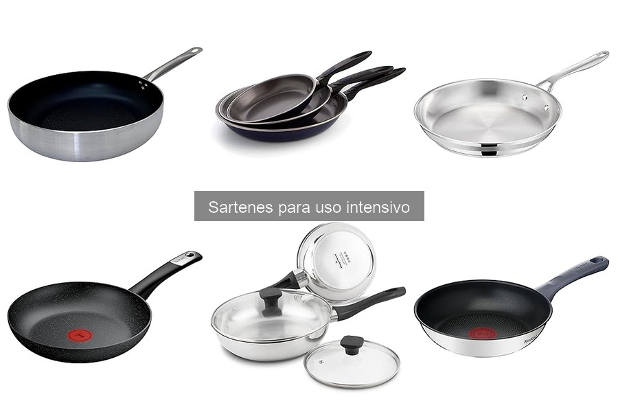 Mejores sartenes para uso intensivo: Comparativa y análisis