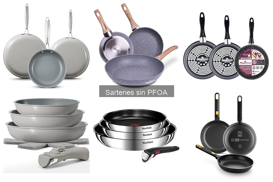Mejores sartenes sin PFOA para una cocina saludable