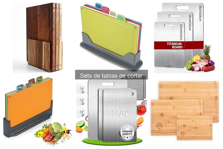 Mejores sets de tablas de cortar: guía de selección
