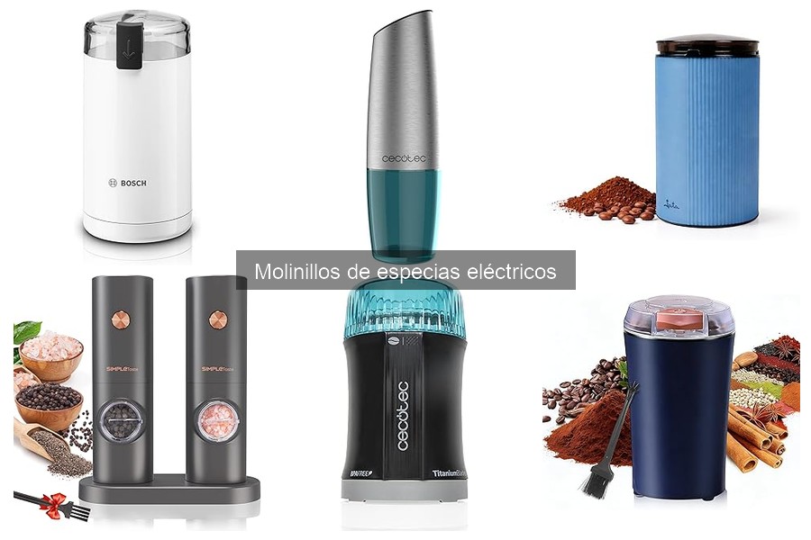 Mejores sitios para comprar molinillos de especias eléctricos online
