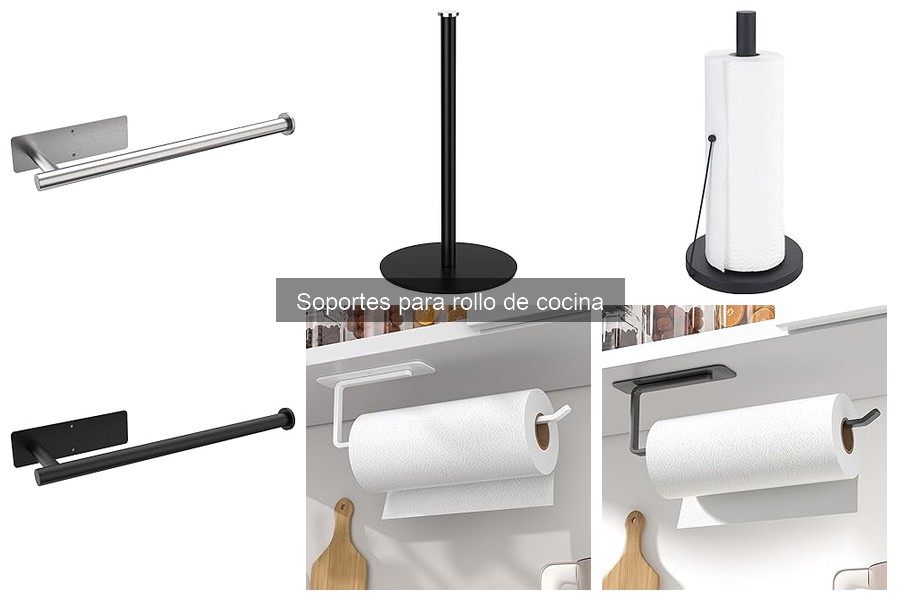 Mejores soportes para rollo de cocina en 2023: comparativa