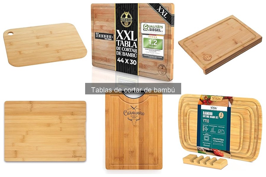 Mejores tablas de cortar de bambú para chefs profesionales