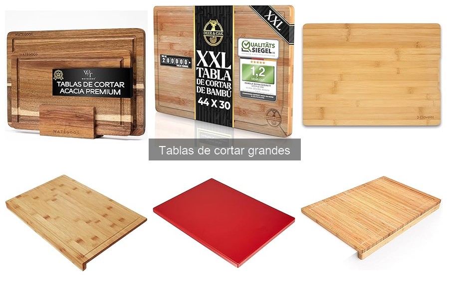 Mejores tablas de cortar grandes para chefs profesionales