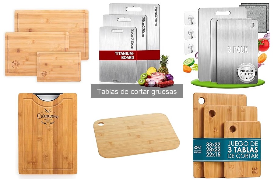 Mejores tablas de cortar gruesas para chefs profesionales