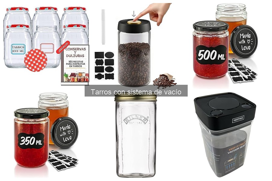 Mejores tarros con sistema de vacío para conservar alimentos