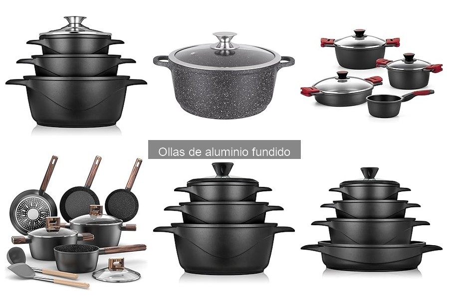 Ollas de aluminio fundido vs antiadherentes: ¿Cuál elegir?