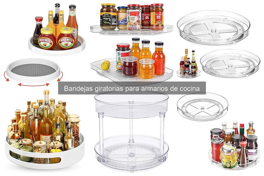 Opiniones de expertos sobre bandejas giratorias en cocina