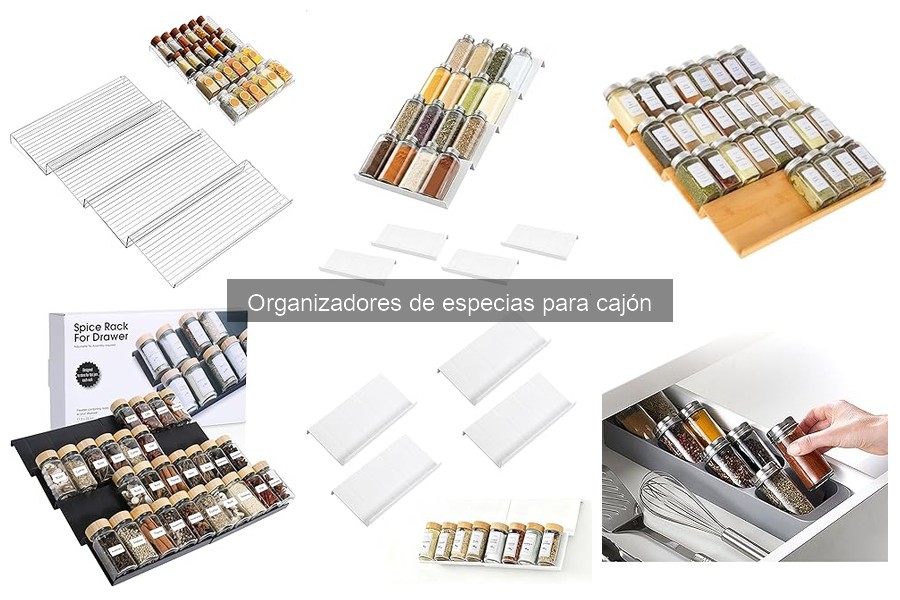Opiniones sobre organizadores de especias para cajón