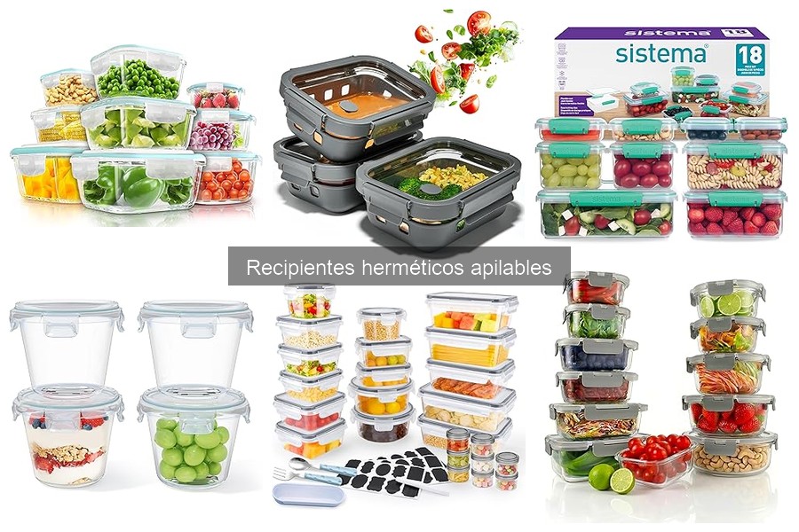Opiniones sobre recipientes herméticos apilables en 2023