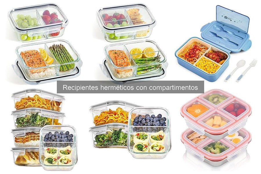 Opiniones sobre recipientes herméticos con compartimentos